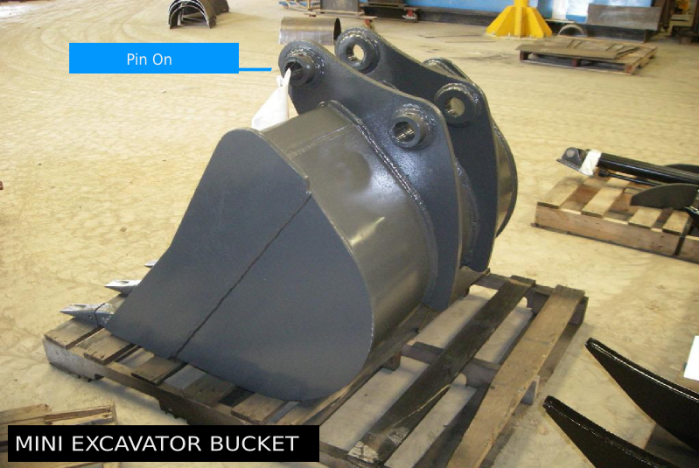 mini excavator bucket, 12 fits excavator 6000-10000 lb NEW, USA